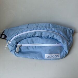 Adidas Unisex Adult Waist Pack/Fanny Pack White & Light Blue One Size